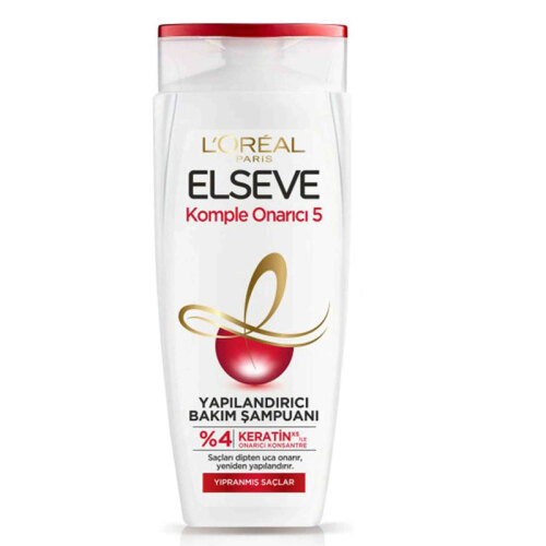 Loreal Paris Elseve Komple Onarıcı 5 Yapılandırıcı Bakım Şampuanı 390 ml - 1