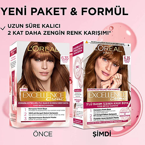 Loreal Paris Excellence Creme Çikolata Kahve 6.35 Saç Boyası - 4