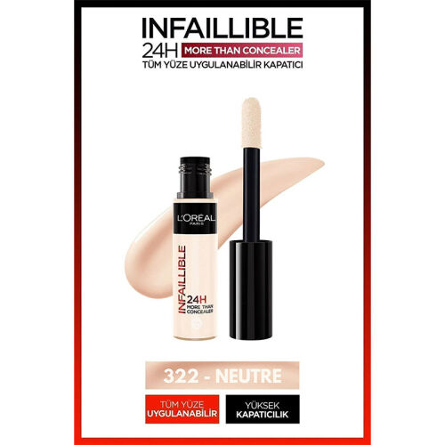 Loreal Paris Infaillible More Than Concealer - Kapatıcı No: 322 Neutral 11 ml - Loreal Paris (1)