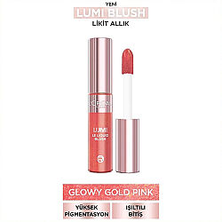 Loreal Paris Lumi Blush Likit Allık 625 Glowy Gold Pink - 2