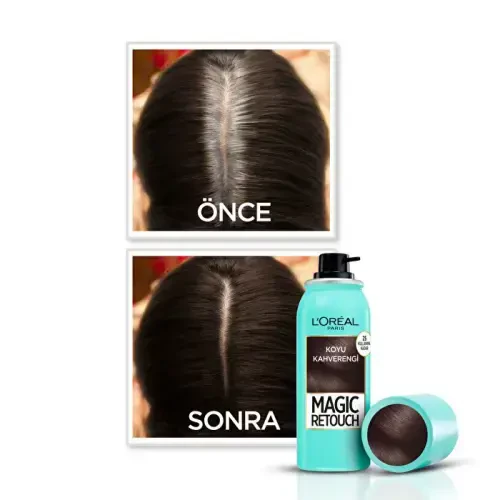 Loreal Paris Magic Retouch Sprey 75ml - Koyu Kahverengi - 4