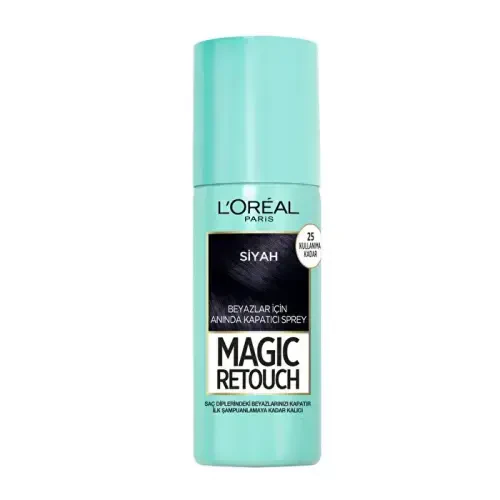 Loreal Paris Magic Retouch Sprey 75ml - Siyah - 1