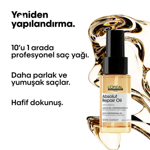 Loreal Professionnel Absolut Repair Oil 30 ml - 3