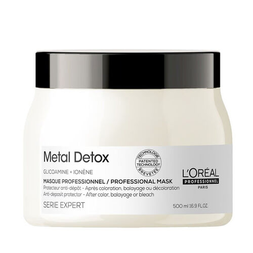 Loreal Professionnel Metal Detox İşlem Görmüş ve Yıpranmış Saçlar İçin Metal Karşıtı Koruyucu Maske 500 ml - Loreal Professionnel