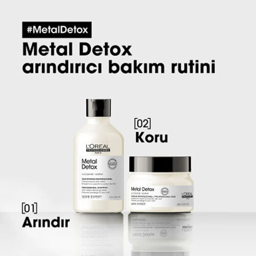Loreal Professionnel Serie Expert Metal Detox Kırılma Karşıtı Arındırıcı Şampuan 300 ml - 6