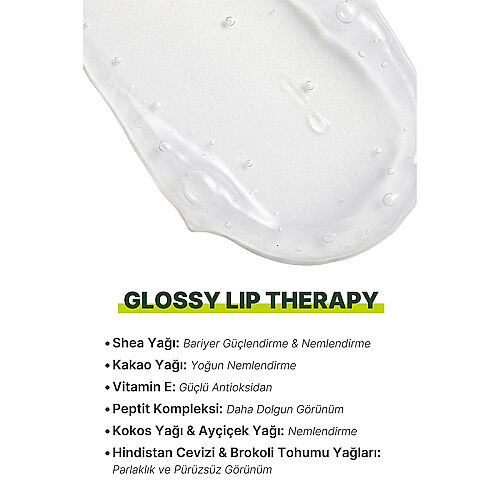Lunova Glossy Lip Therapy - Peptit Lip Balm 15 ml - 3