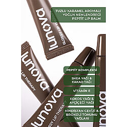 Lunova Tuzlu Karamel Aromalı Peptit Lip Balm 15 ml - 4