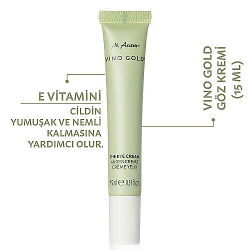 M. Asam Vino Gold Kırışıklık Karşıtı Göz Çevresi Kremi 15 ml (Promosyon Ürünü) - 3