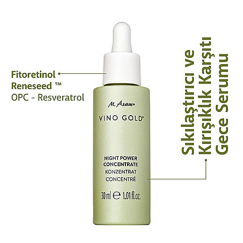 M. Asam Vino Gold Night Power Sıkılaştırıcı ve Kırışıklık Karşıtı Gece Serumu 30 ml - M.Asam (1)