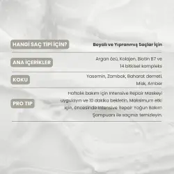Matsu Intensive Repair Yoğun Bakım Saç Maskesi 350 ml - 5