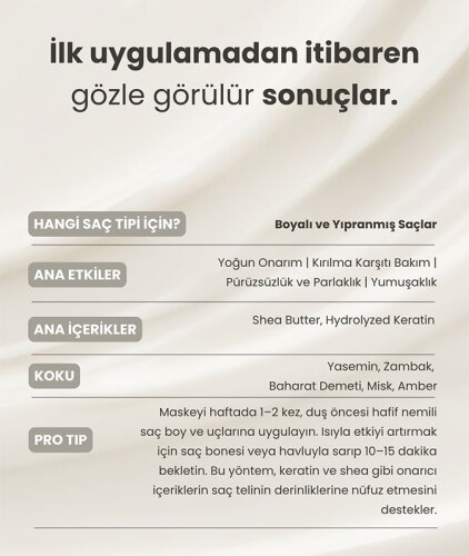 Matsu Intensive Repair Yoğun Bakım Saç Maskesi 350 ml - 6