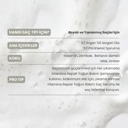 Matsu Intensive Repair Yoğun Bakım Şampuanı Seyahat Boy 100 ml - 4