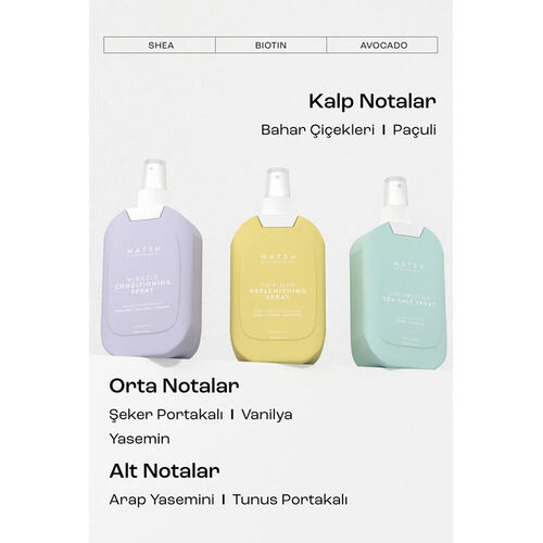 Matsu Sun-Day Isı ve Güneş Koruyucu Sprey Seyahat Boy 100 ml (Promosyon Ürünü) - 3