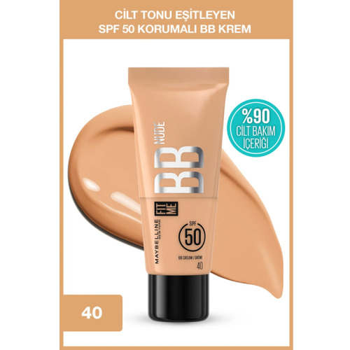 ​​Maybelline Fit Me BB Nude 40 Spf 50 50 ml - Maybelline (1)