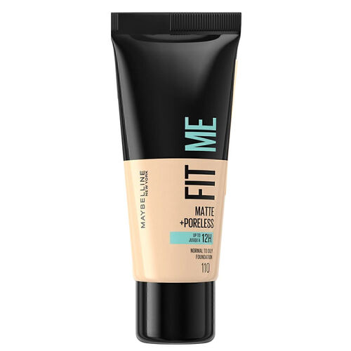 Maybelline New York Fit Me Matte+Poreless Fondöten 30 ml - 110 Porselen - 1