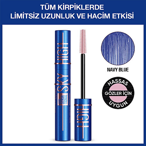 Maybelline New York Lash Sensational Sky High Navy Blue Mavi Maskara - Maybelline (1)