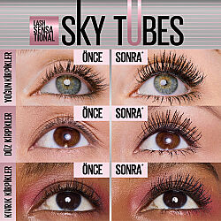 Maybelline New York Lash Sensational Sky Tubes Maskara - 5