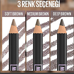 Maybelline New York Quick Shaper 04 Medium Brown Kaş Şekillendirici Kalem - 2
