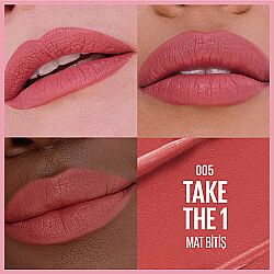 Maybelline New York Serum Etkili Hyalüronik Asit ve Besleyici Yağ İçeren Ruj - 005 Take the 1 - 3