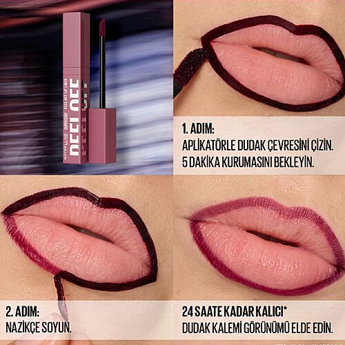 Maybelline New York Super Stay Peel Off 02 Haze Dudak Tinti - 4