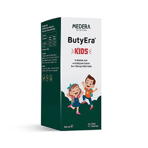 Medera Nutrition ButyEra Kids N-Bütirik Asit ve Kalsiyum İçeren Sıvı Takviye Edici Gıda 150 ml - Medera