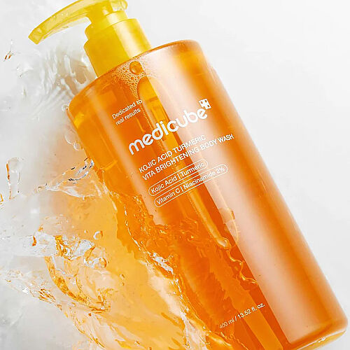 Medicube Kojic Acid Turmeric Gel to Foam Cleanser 500 ml - 4
