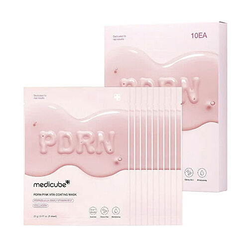 Medicube PDRN Pink Vita Coating Mask 22 gr X 10 Adet - Medicube