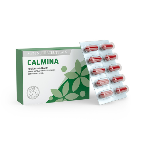 MFM NUTRACEUTICALS Calmina Kapsül Takviye Edici Gıda - 30 Bitkisel Kapsül - MFM (1)