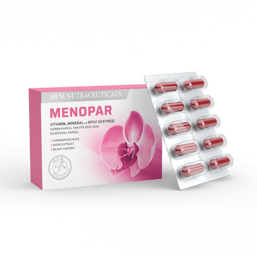 MFM NUTRACEUTICALS Menopar Kapsül Takviye Edici Gıda - 30 Bitkisel Kapsül - MFM (1)
