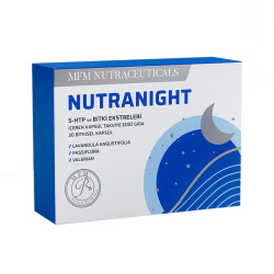 MFM NUTRACEUTICALS Nutranight Kapsül Takviye Edici Gıda - 30 Bitkisel Kapsül - 1