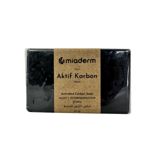Miaderm Aktif Karbon Özlü Yağ Dengeleyici Cilt Bakım Sabunu 125gr - 1