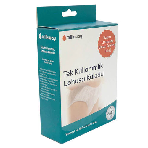Milkway Tek Kullanımlık Lohusa Külodu 3 Adet | Orta Boy - Diğer