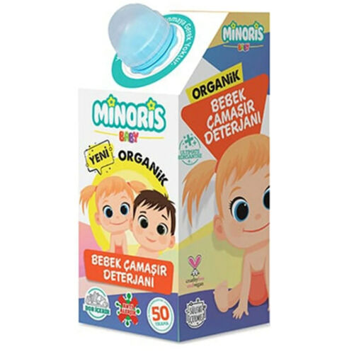 Minoris Baby Organik Bebek Çamaşırları Temizleme Sıvısı Deterjanı 1Lt - Diğer