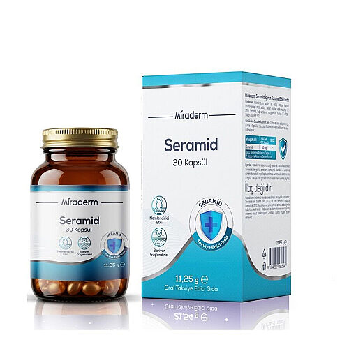 Miraderm Seramid İçeren Takviye Edici Gıda 30 Kapsül - Miraderm (1)