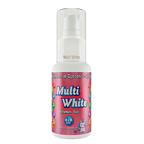 Multi White Sakız Aromalı Çocuk Diş Macunu 50 ml - Multi White