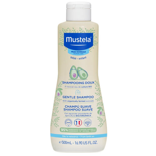 Mustela - Mustela Gentle Göz Yakmayan Bebek Şampuanı 500 ml