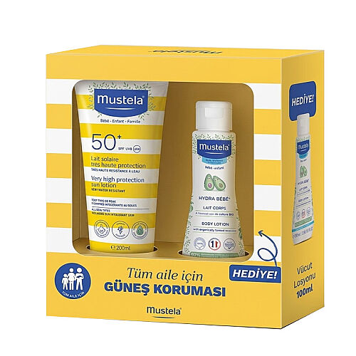 Mustela Güneş Koruması 200 ml SET - Mustela