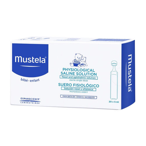 Mustela Serum Fizyolojik Tek Flakon 20 x 5 ml - Mustela