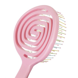 Nascita Pro 3D Flexi Kontrol Açma Tarama Saç Fırçası Pembe - 3