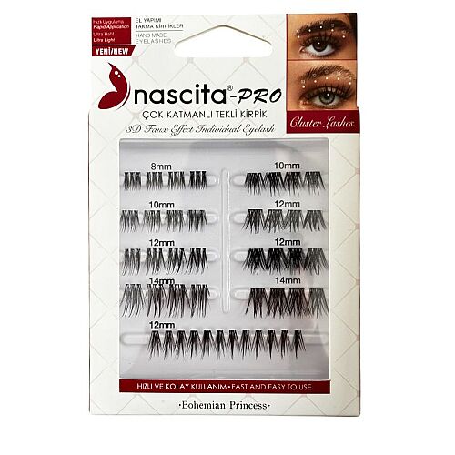 Nascita Pro Çok Katmanlı Tekli Kirpik - Bohemian Princess - Nascita