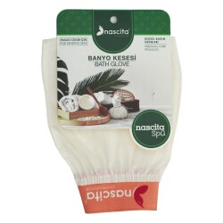 Nascita Spa Hassas Ciltler İçin Banyo Kesesi Beyaz - 1