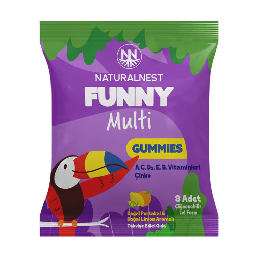 NaturalNest Funny Multi Gummies 1 Poşet - Naturalnest