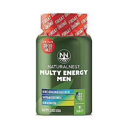 Naturalnest Multy Energy Men Takviye Edici Gıda 60 Tablet - Naturalnest