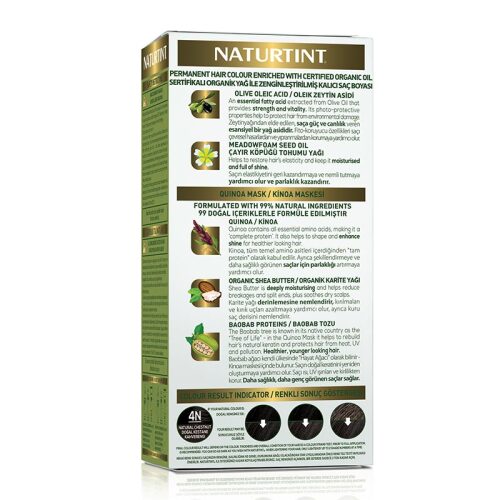 Naturtint Doğal Saç Boyası - 4N Doğal Kestane - 4