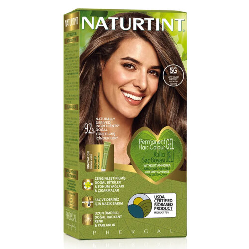 Naturtint Doğal Saç Boyası - 5G Açık Altın Kestane - 1