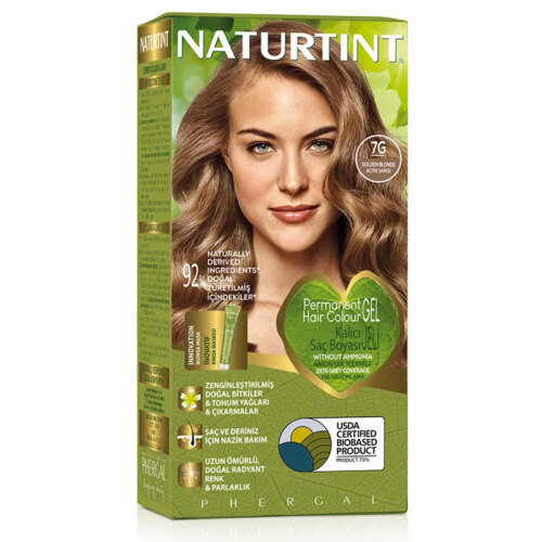 Naturtint Doğal Saç Boyası - 7G Altın Sarısı - 1