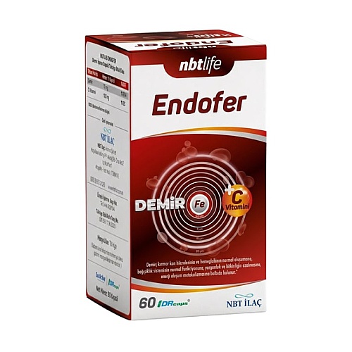 Nbt Life Endofer Takviye Edici Gıda 60 Kapsül - NBT Life
