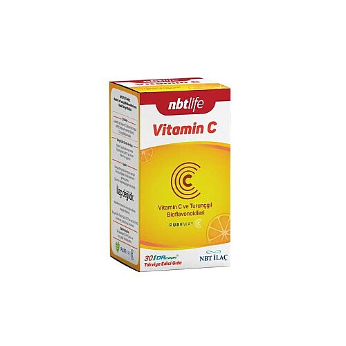 Nbt Life Vitamin C Takviye Edici Gıda 30 Kapsül - NBT Life