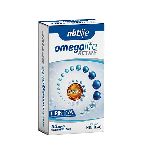 Nbtlife Omegalife Active Takviye Edici Gıda 30 Kapsül - NBT Life