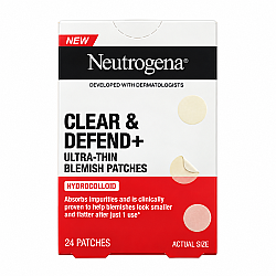 Neutrogena Clear Defend Ultra-Thin Blemish Patches 24 Adet - 1